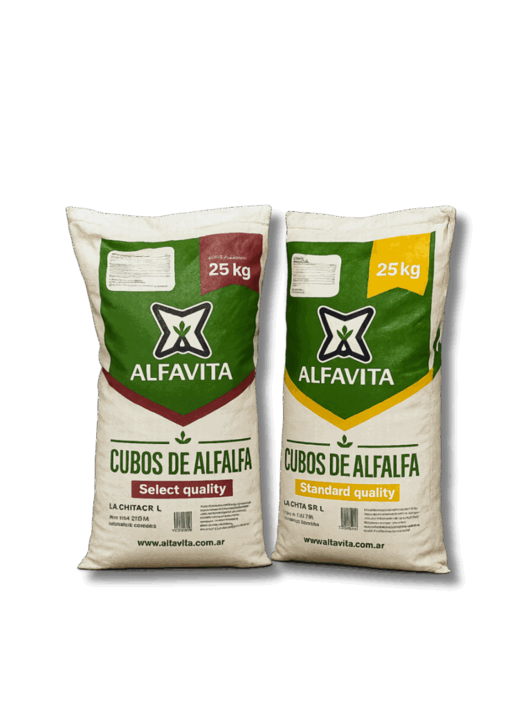 Sacos de cubos de alfalfa ALFAVITA